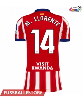 Günstige Atletico Madrid Marcos Llorente #14 Heimtrikot Damen 2026-27 Kurzarm